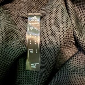 adidas Black Mesh Sports Jacket with Tag